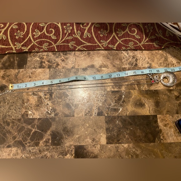 Brighton~My Heart Unlocked Necklace Sterling Silver Added Amulet Pendant 18” - Picture 11 of 12